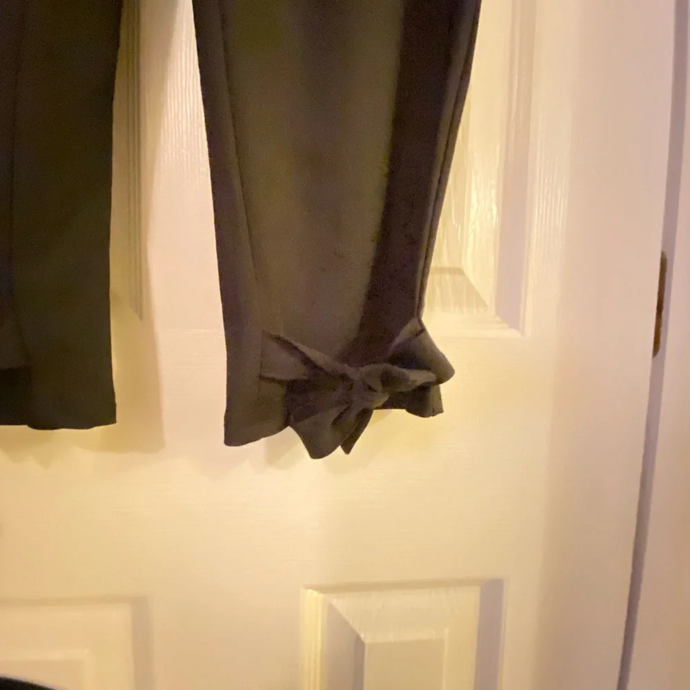 GRACE KARIN Black High Waisted Ankle Bow Pants - Picture 6 of 16